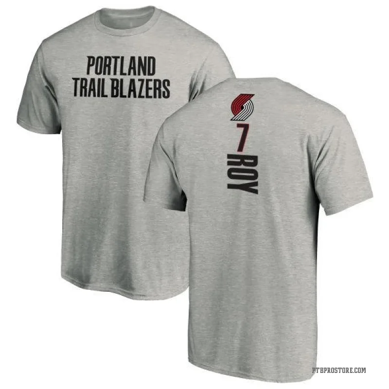 Brandon Roy Youth Portland Trail Blazers Ash Backer T-Shirt