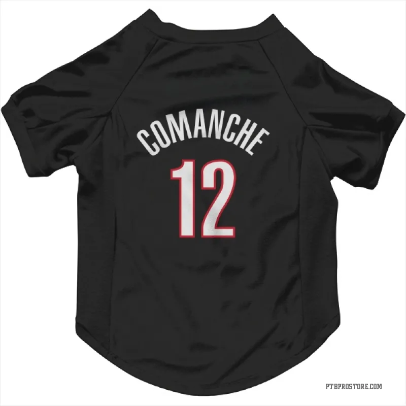 Chance Comanche  Black Portland Trail Blazers  Cat & Dog Pet Jersey