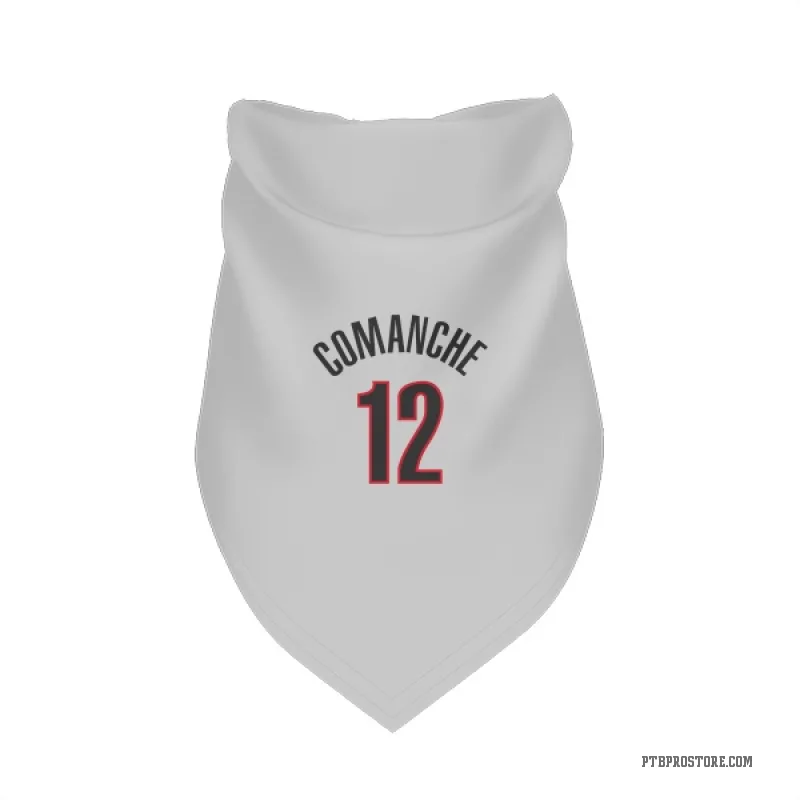 Chance Comanche  White Portland Trail Blazers  Cat & Dog Pet Bandana