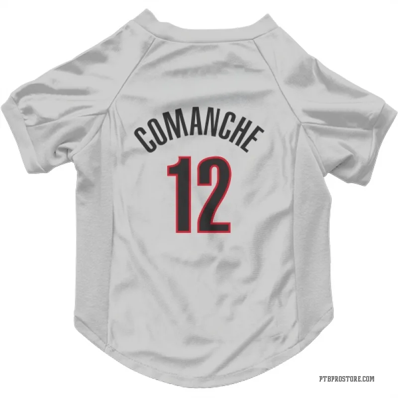 Chance Comanche  White Portland Trail Blazers  Cat & Dog Pet Jersey