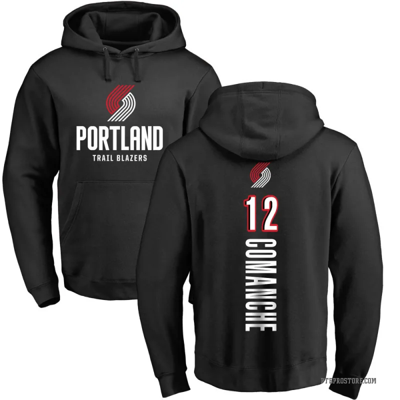 Chance Comanche Youth Black Portland Trail Blazers Branded Backer Pullover Hoodie