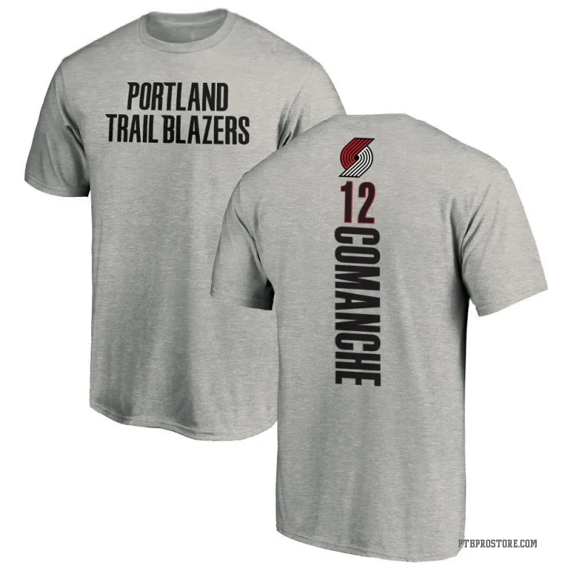 Chance Comanche Youth Portland Trail Blazers Ash Backer T-Shirt