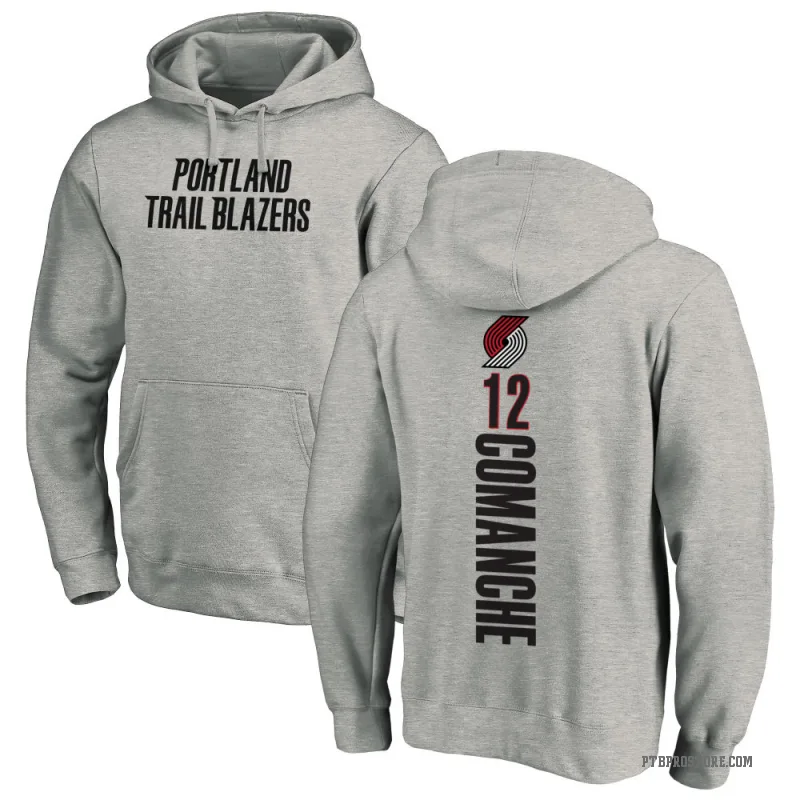Chance Comanche Youth Portland Trail Blazers Branded Ash Backer Pullover Hoodie