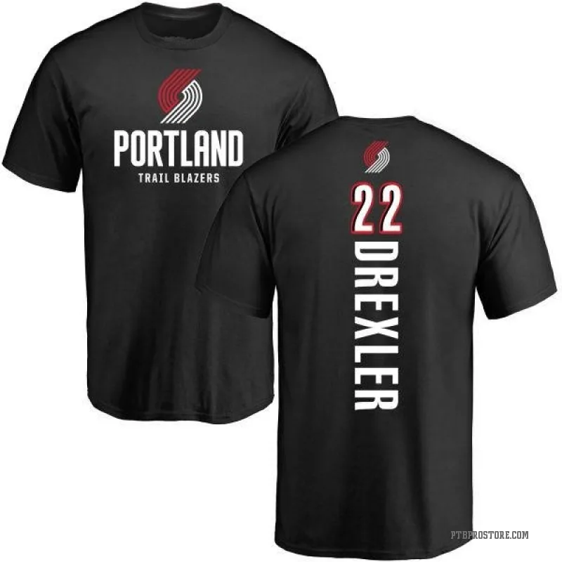 Clyde Drexler T-Shirt | Authentic Portland Trail Blazers Clyde Drexler ...