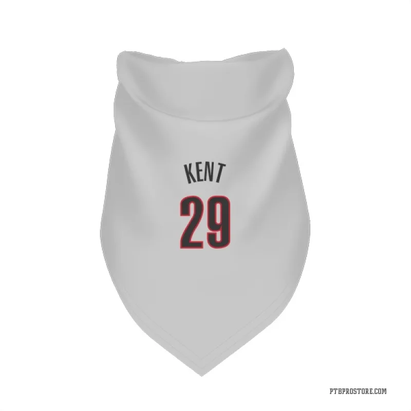 Jayson Kent  White Portland Trail Blazers  Cat & Dog Pet Bandana