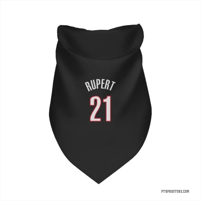 Rayan Rupert  Black Portland Trail Blazers  Cat & Dog Pet Bandana