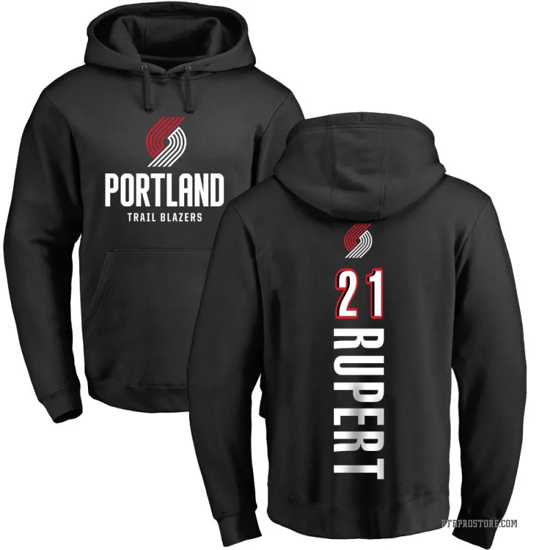 Rayan Rupert Youth Black Portland Trail Blazers Branded Backer Pullover Hoodie